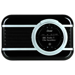 VQ Christie DAB/FM NFC Bluetooth Digital Radio, Noir, Limited Edition